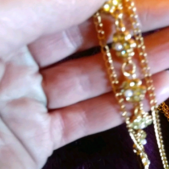 Hair jewelry head chain with clips - Picture 3 of 3